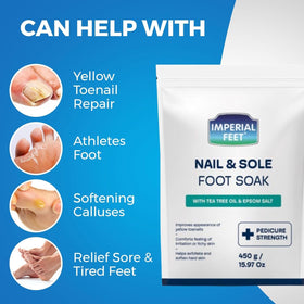 Imperial Feet lifestyle bathroom scene conveying a relaxing ritual