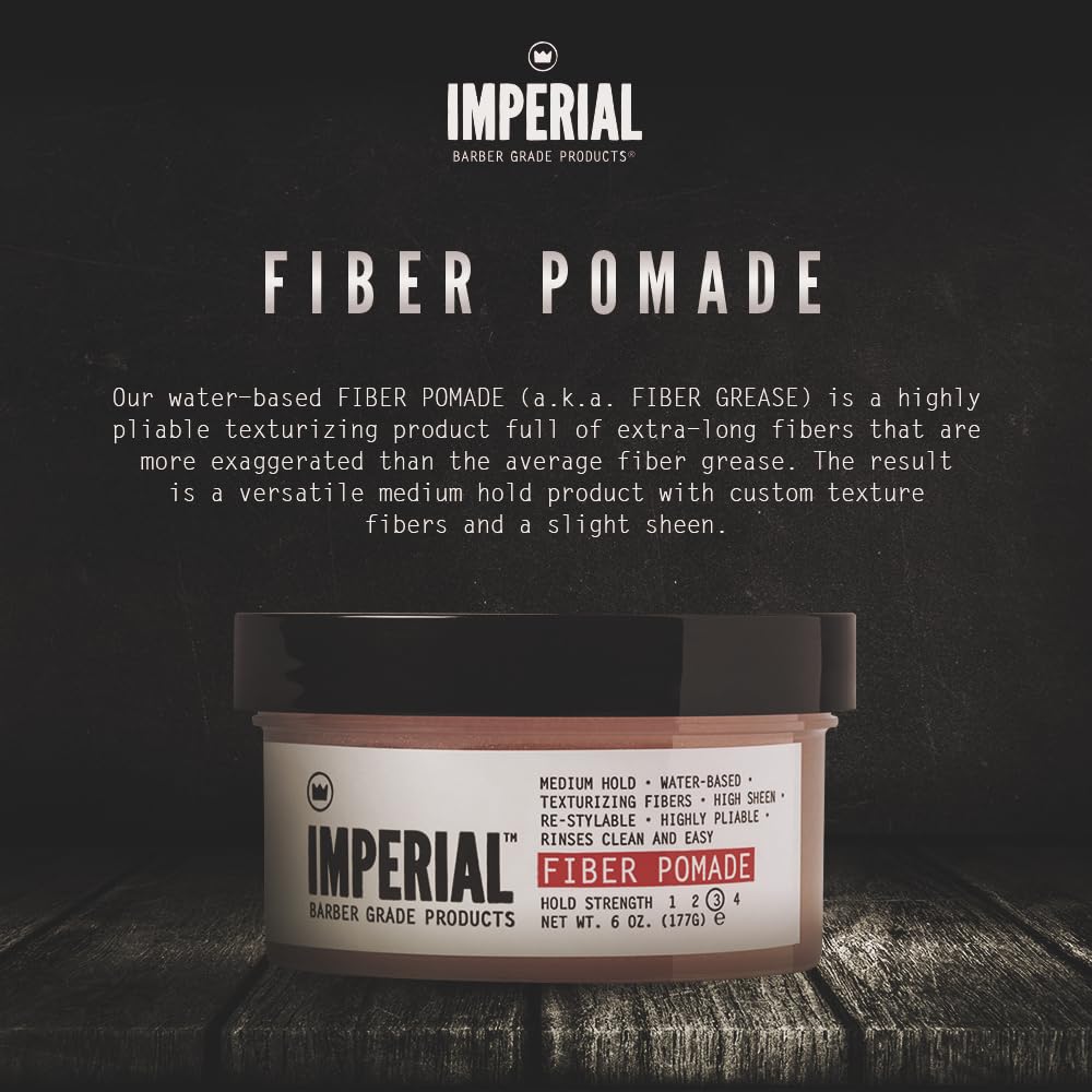 Imperial Barber Grade Products reshaping hair after helmet use, quick re-style benefit visible