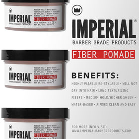 Imperial Barber Grade Products rinsing under water for easy washout demonstration and cleanliness