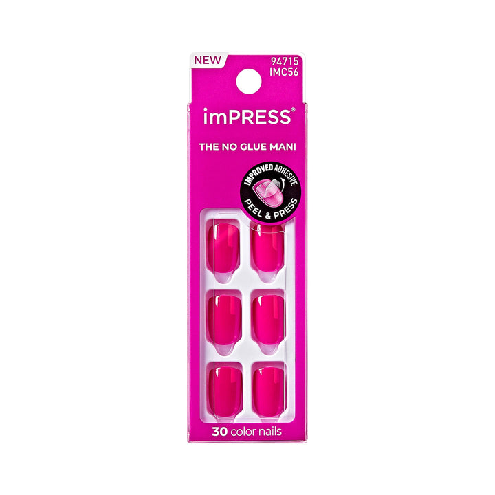 imPRESS front packaging showing All Smiles set and included tools for quick mani