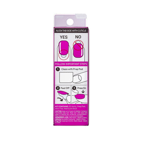 imPRESS lifestyle image at a desk illustrating fast at-home school-ready mani