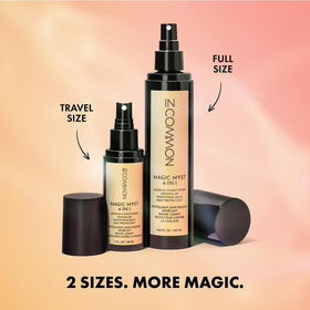 IN COMMON mist used before blow-drying to protect hair from heat