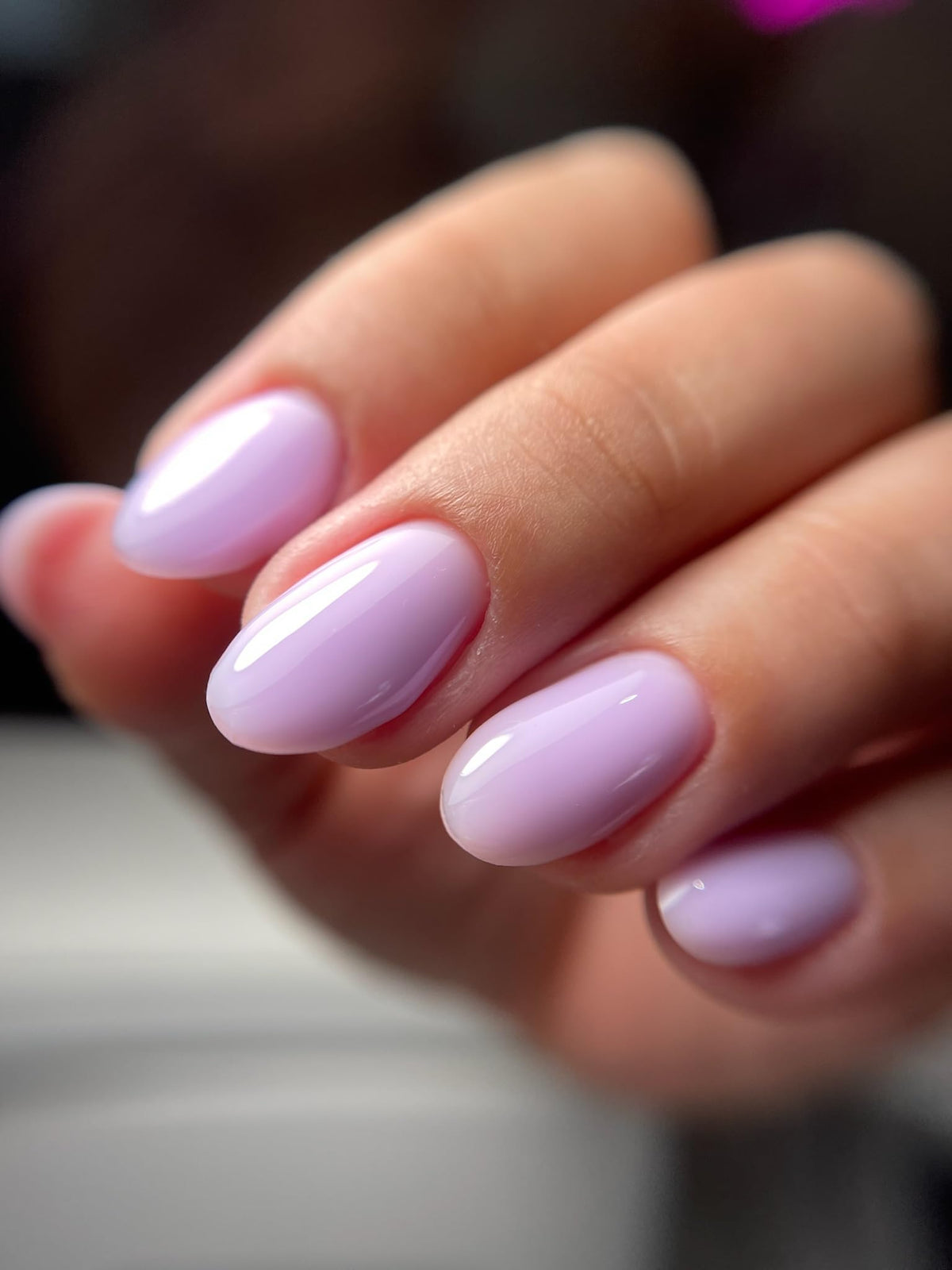 IN.HYPE being applied on a nail form to build an extension for lasting structure