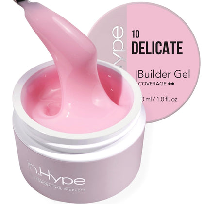 IN.HYPE builder gel front jar showing packaging and professional appeal