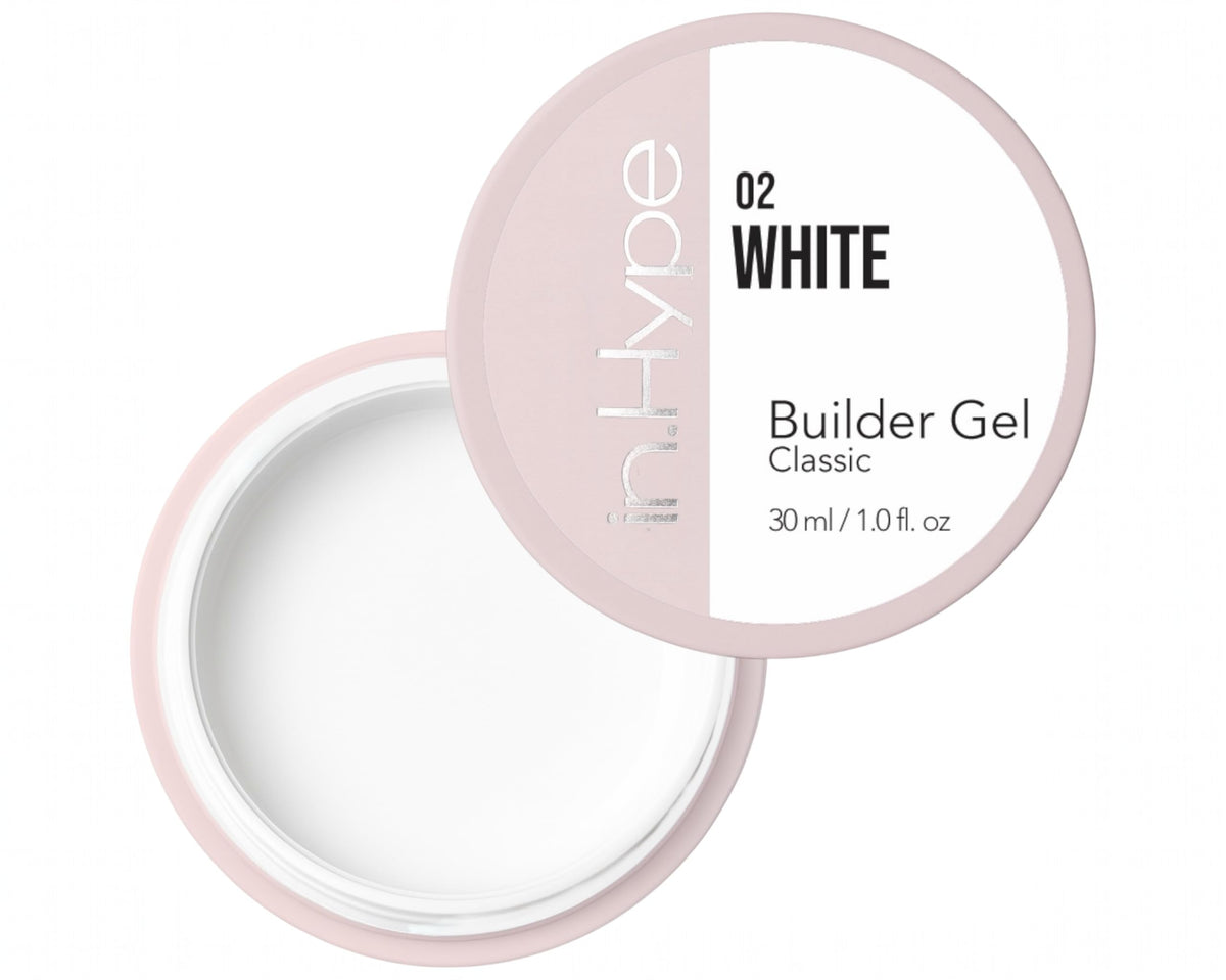 IN.HYPE front packaging showing gel jar and label, professional branding benefit