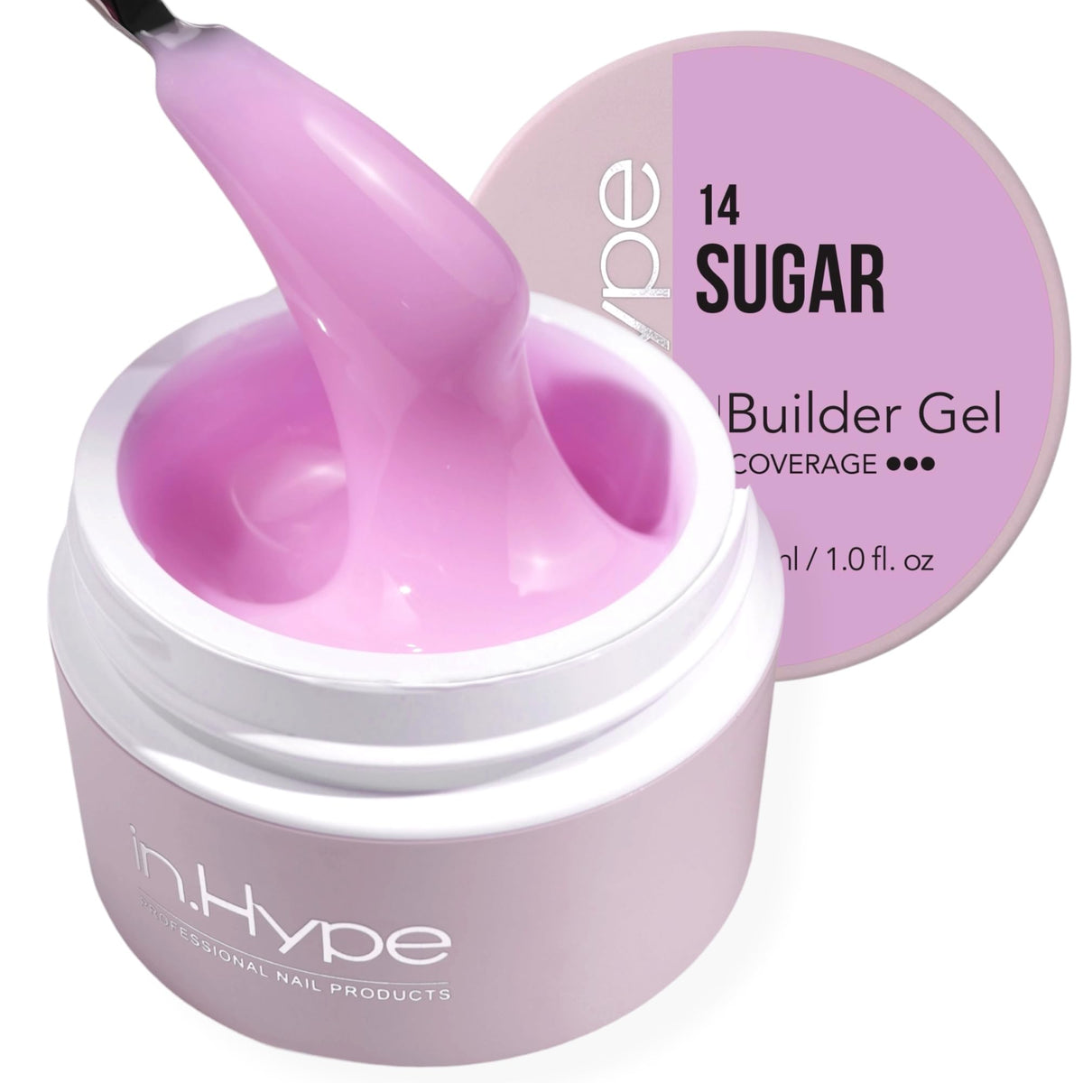 IN.HYPE front packaging SUGAR shade showing product identity and professional finish