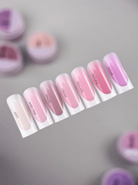 IN.HYPE gel on form creating an extension that demonstrates build and shape control