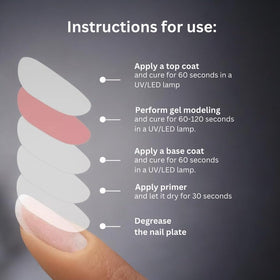 IN.HYPE gel salon lifestyle application with technician creating an extension