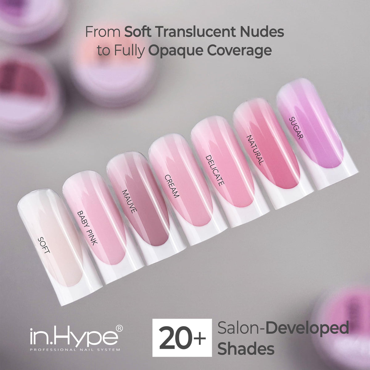 IN.HYPE tube beside ruler showing product size and practical salon scale
