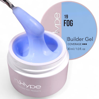 IN.HYPE front packaging of Blue Fog #19 showing product branding and color