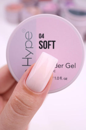 IN.HYPE gel texture close-up demonstrating smooth medium-viscosity for precise sculpting