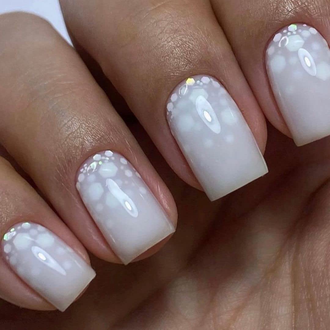 IN.HYPE applied on finger before curing demonstrating glossy, buildable coverage