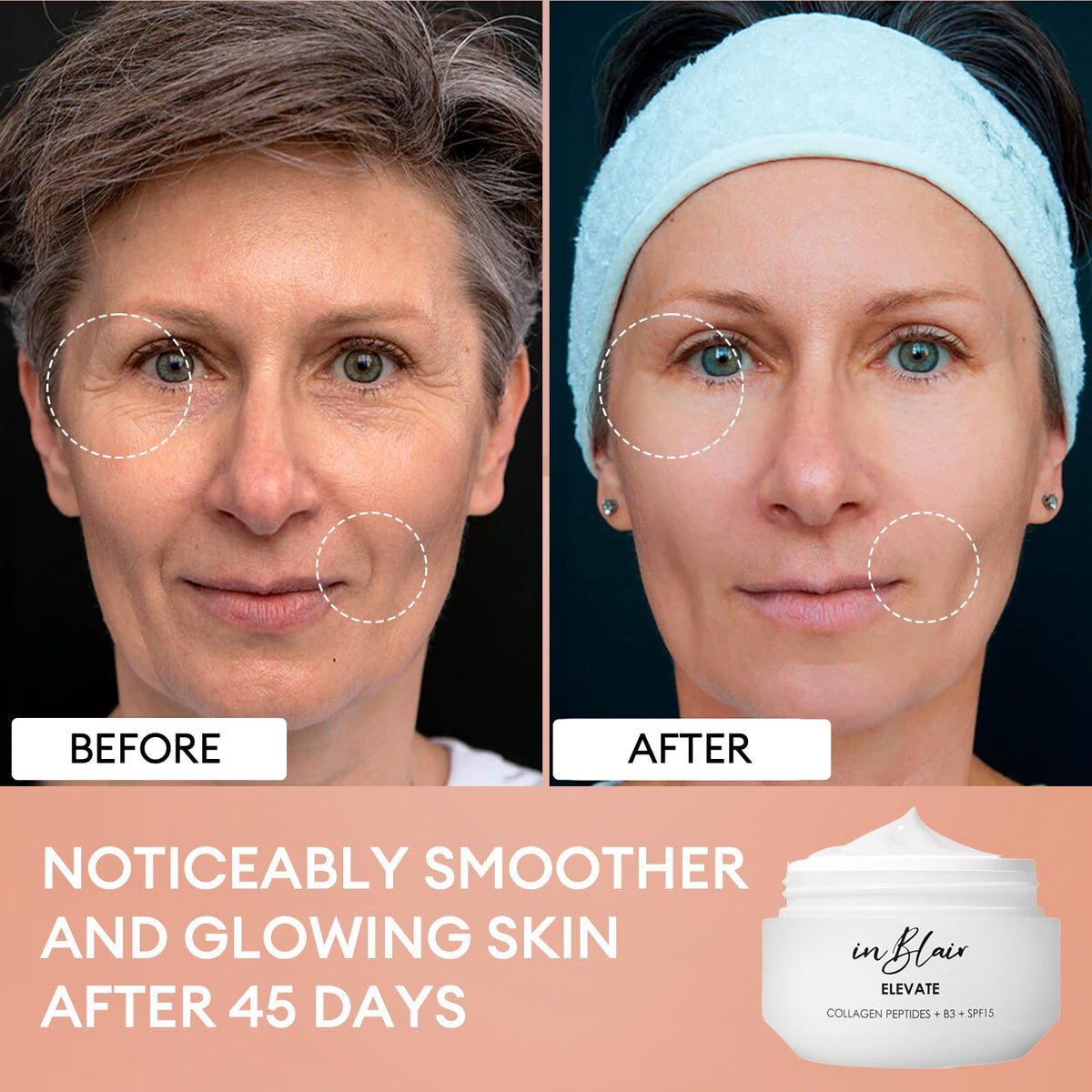 Inblair applied during morning routine, displays lightweight feel and layerability