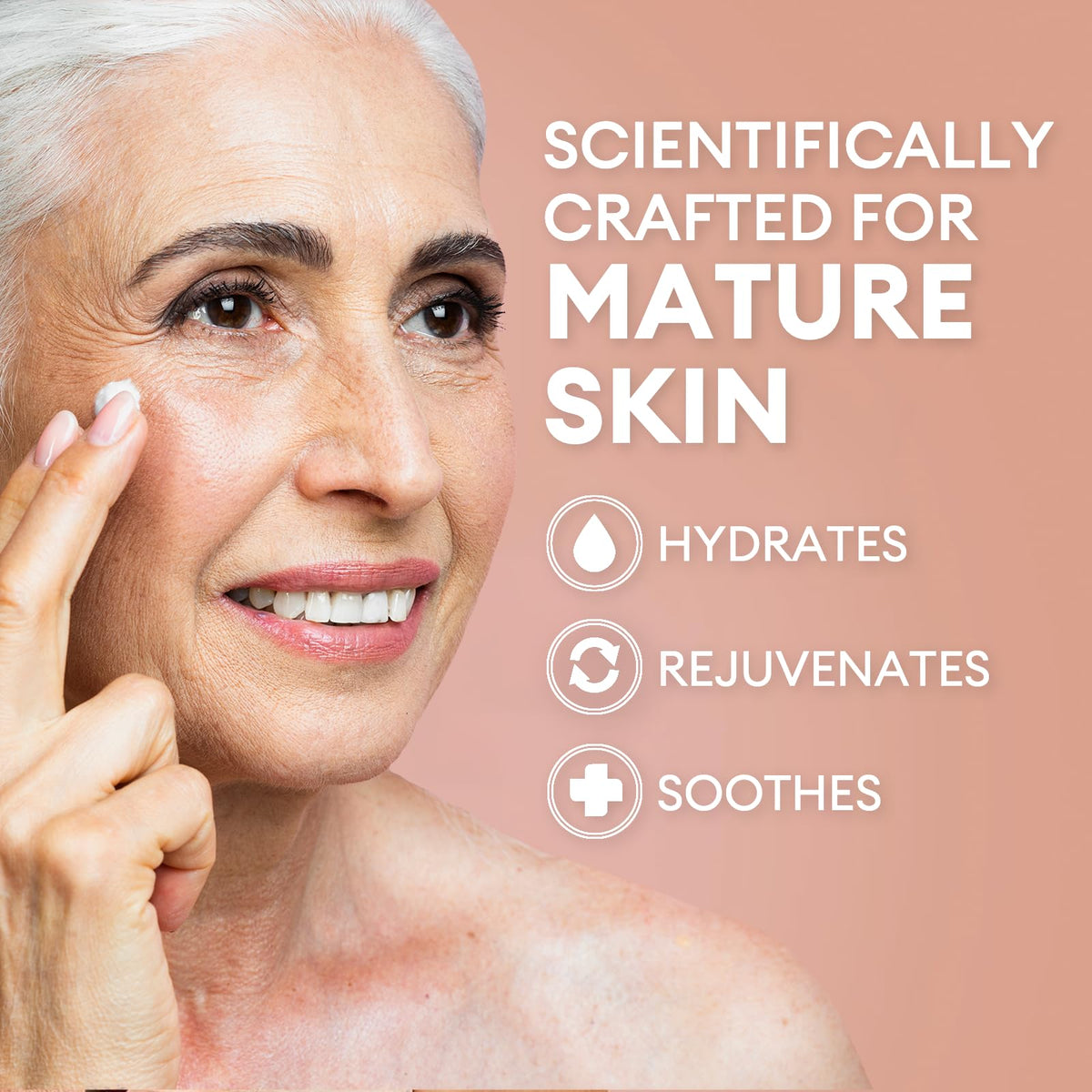 Inblair dropper closeup dispensing serum to illustrate texture and precise dosing benefit