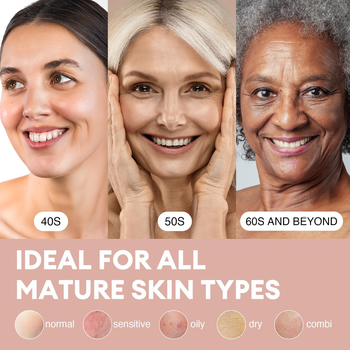 Inblair applying serum on hand to demonstrate hydrating effect and ease of use benefit