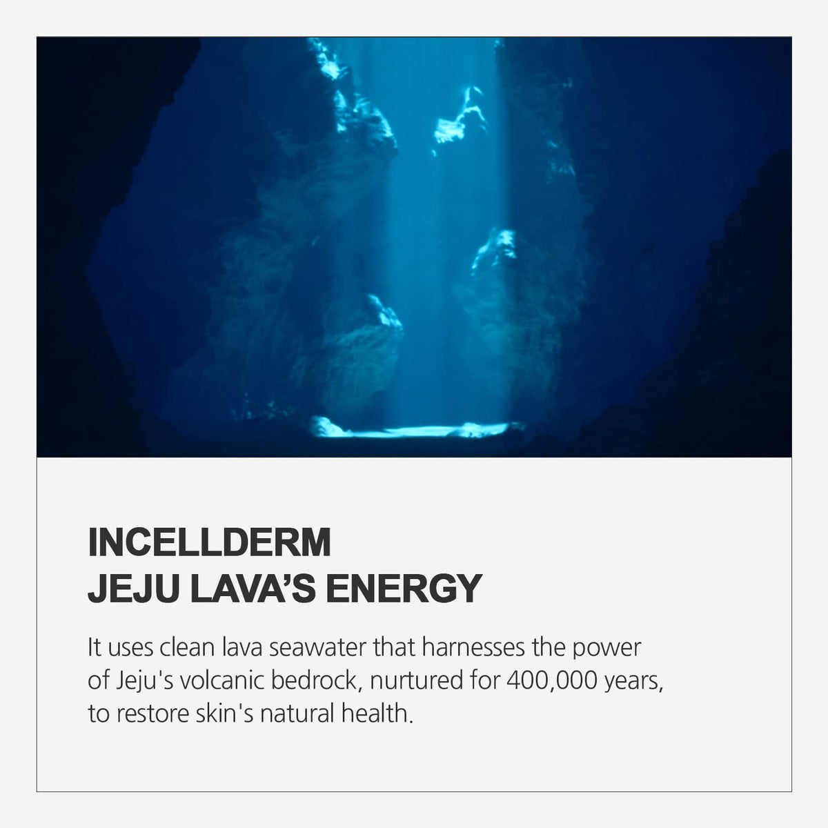 INCELLDERM Giant BYoungPool Leaf Water bottle highlighting botanical hydration