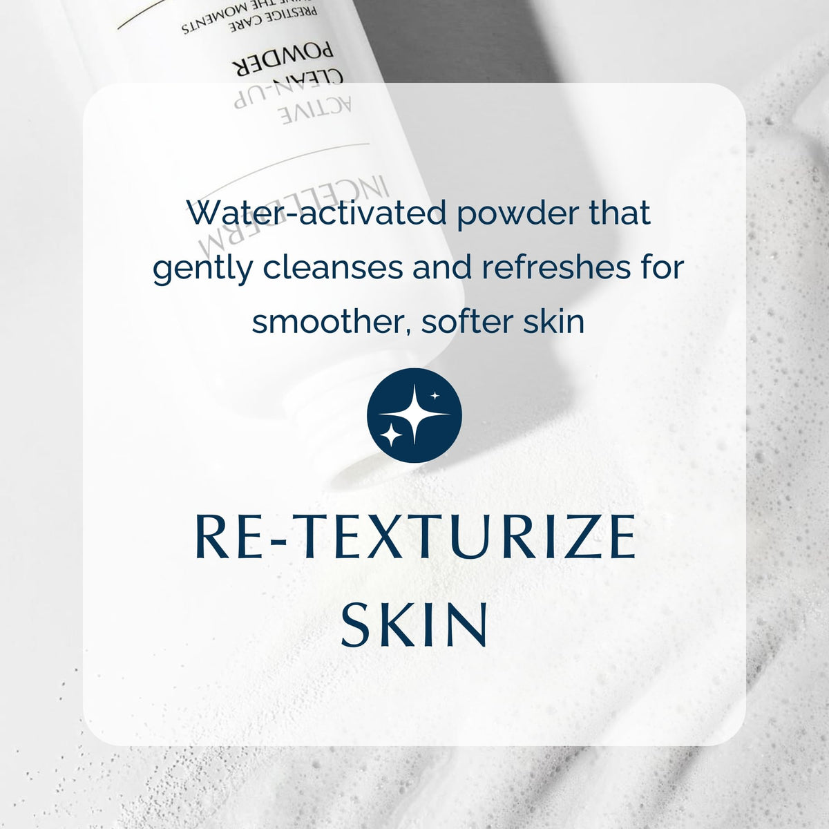 INCELLDERM ingredient label highlighting papain enzymes and botanical support