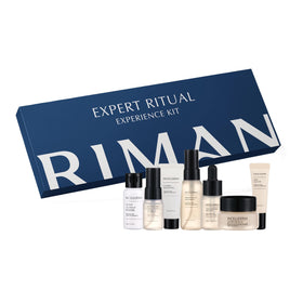 INCELLDERM kit box front view showcasing complete seven-piece travel set benefits