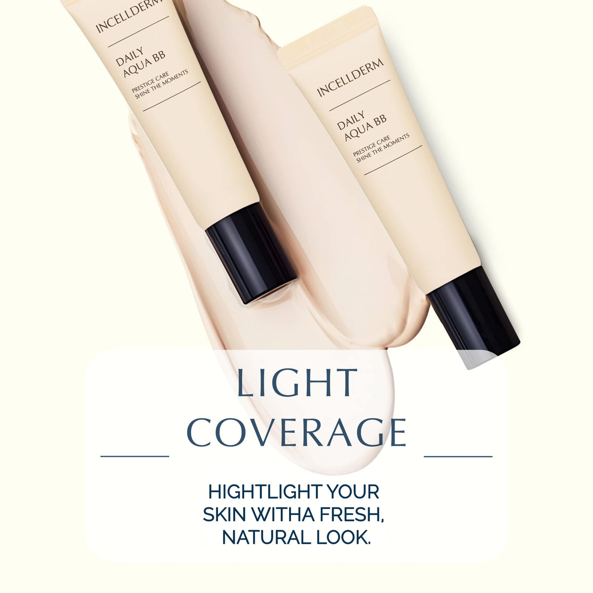 INCELLDERM travel set flatlay in suitcase scene ideal for on-the-go skincare