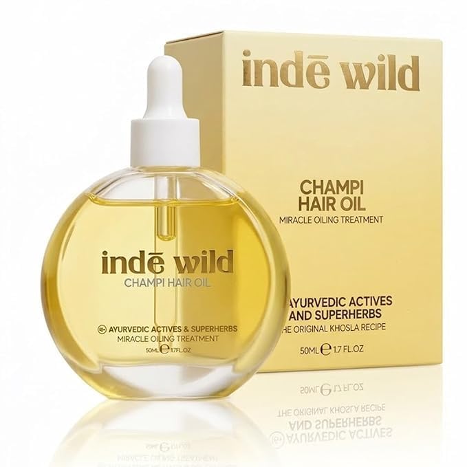 Indē Wild Champi front packaging showing bottle and box, brand visible for trust