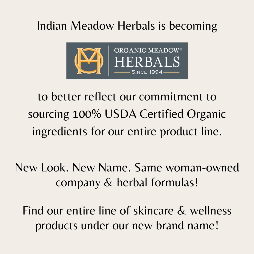 Indian Meadow Herbals creamy texture on a spoon highlighting smooth absorbent consistency
