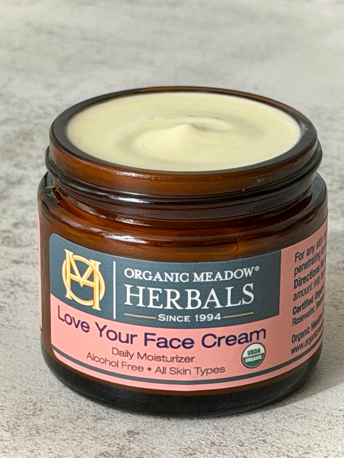 Indian Meadow Herbals open jar texture highlighting creamy absorption and nourishment