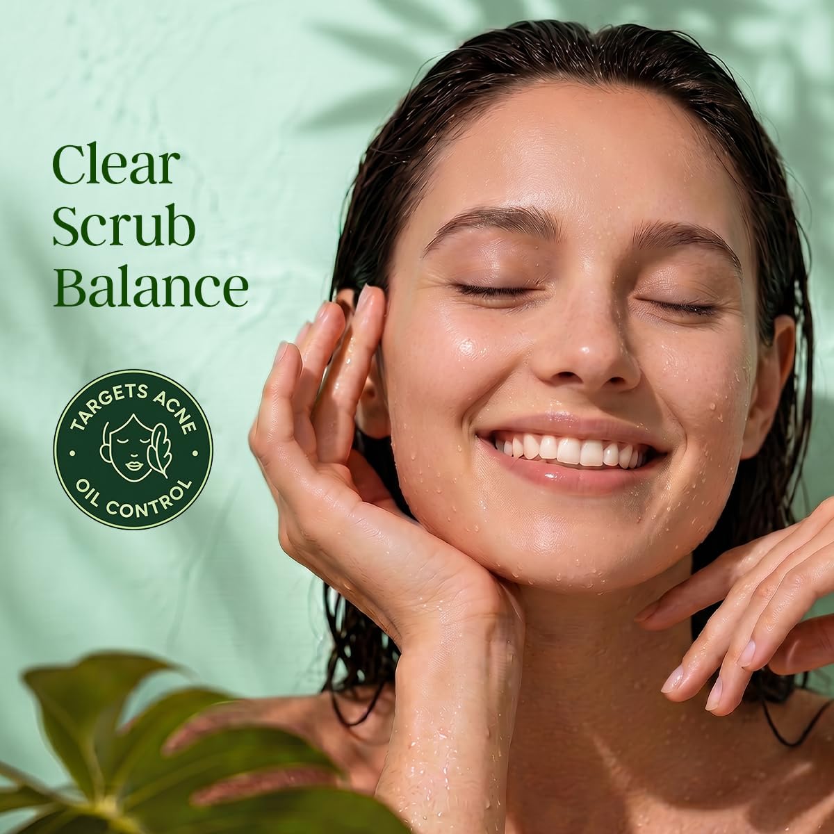 INDIAN SECRETS dual-texture close-up highlighting exfoliating surface and control
