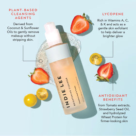 Indie Lee gel texture close-up demonstrating lightweight, hydrating feel