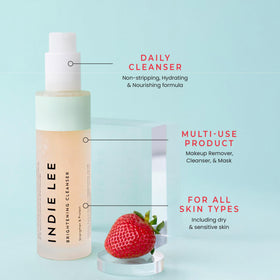 Indie Lee gel texture close-up highlighting hydrating, non-stripping feel