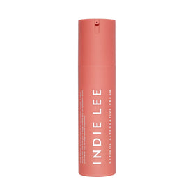 Indie Lee front jar showing label and compact 45ml size for easy storage