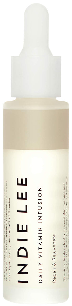 Indie Lee front packaging showing bottle and clean design for easy selection