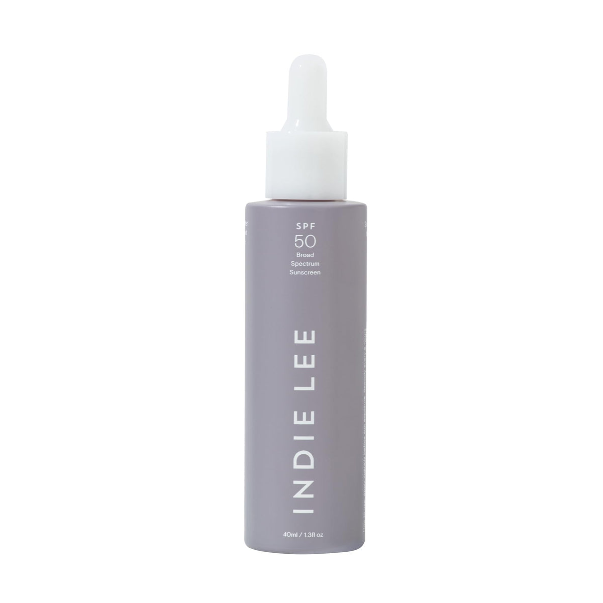 Indie Lee front packaging showing SPF 50 and tinted primer benefits