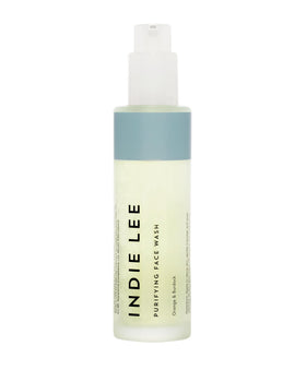 Indie Lee bottle front packaging showing clean label and size benefits