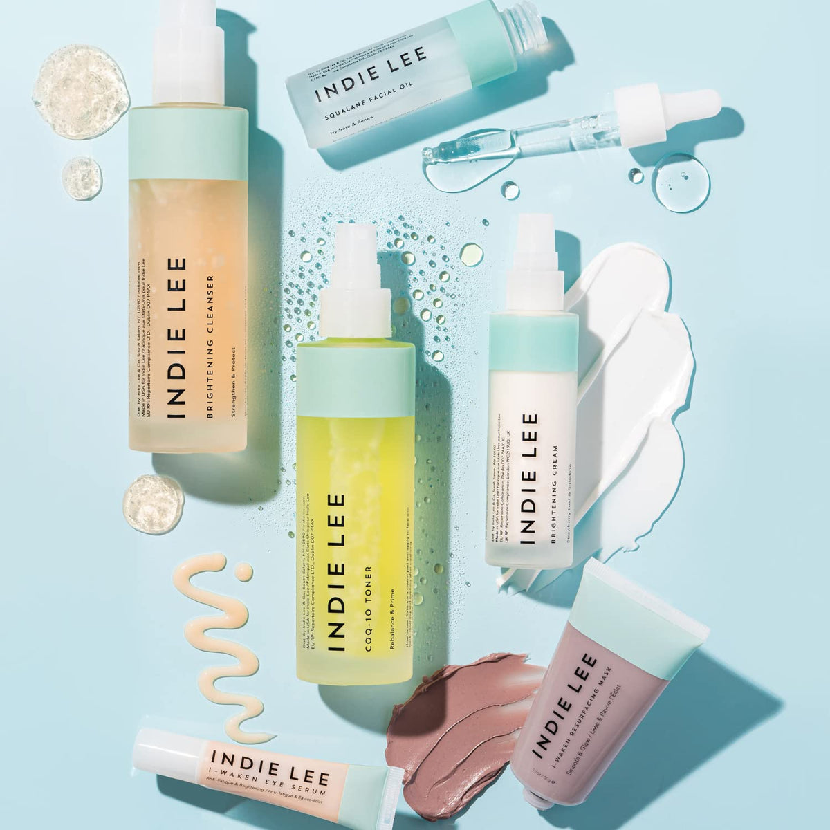Indie Lee strawberry leaf detail showcasing antioxidant brightening plant