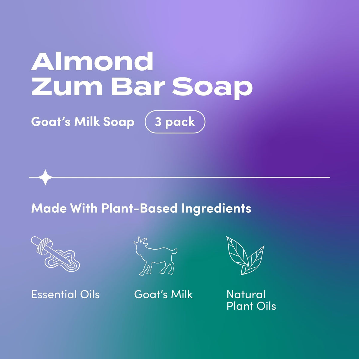 Indigo Wild Zum almond soap bar close-up texture highlighting creamy lather and nourishment