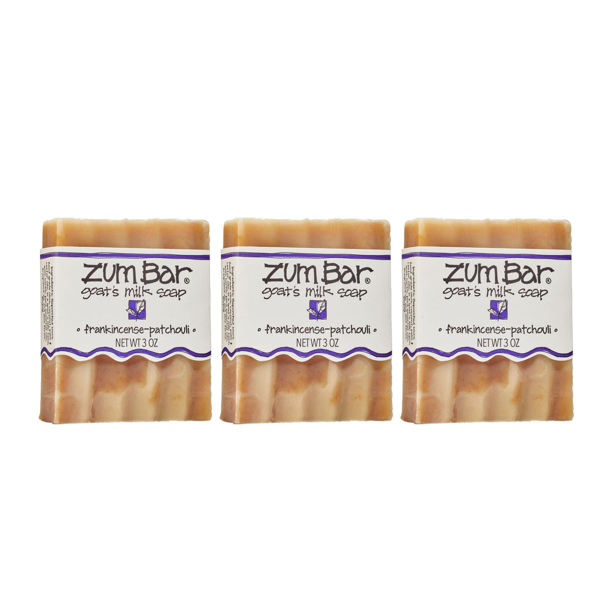 Indigo Wild Zum bar front packaging showing product name and scent benefit