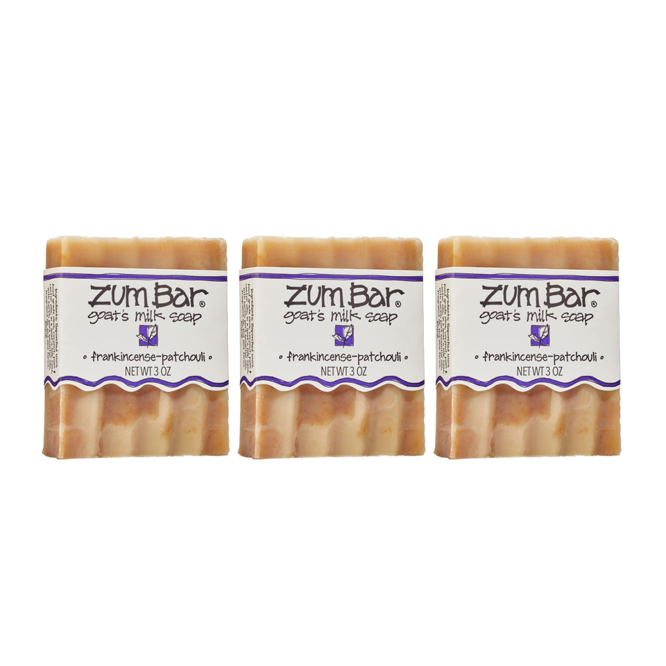 Indigo Wild Zum bar front packaging showing product name and scent benefit