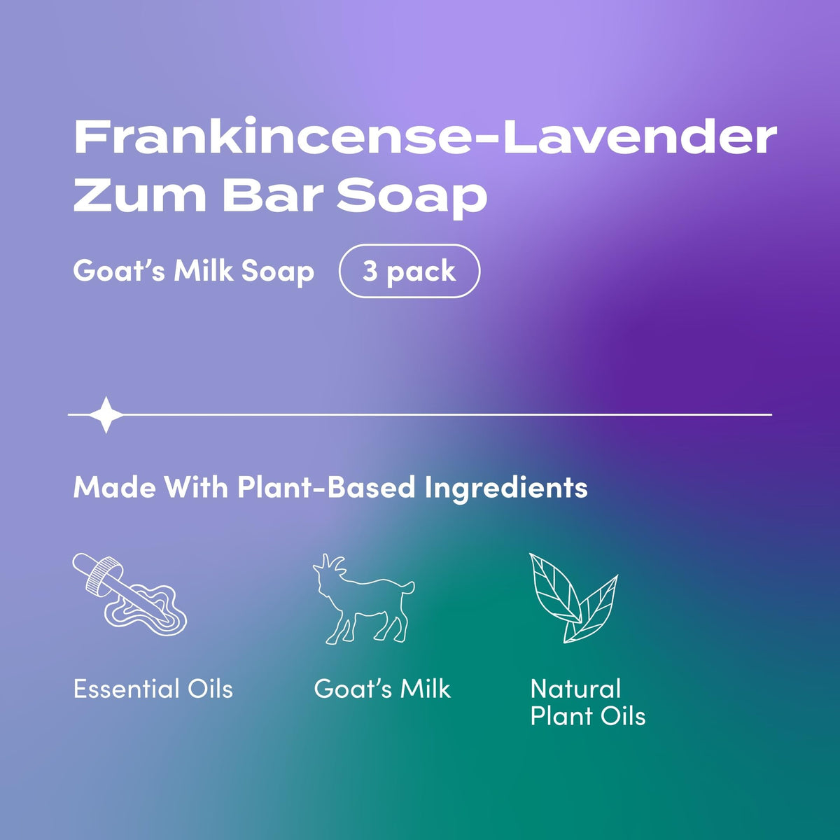 Close-up of Zum bar texture and surface, showing creamy lather potential and nourishment