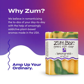 Indigo Wild Zum on bathroom shelf styled to show fresh scent for daily routines