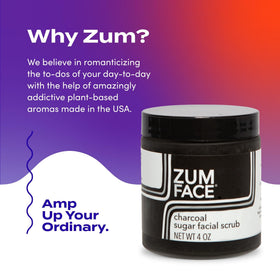 Indigo Wild Zum Face label detail highlighting ingredient list and cruelty-free benefit