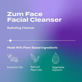 Indigo Wild Zum Face pump close-up highlighting easy dispensing
