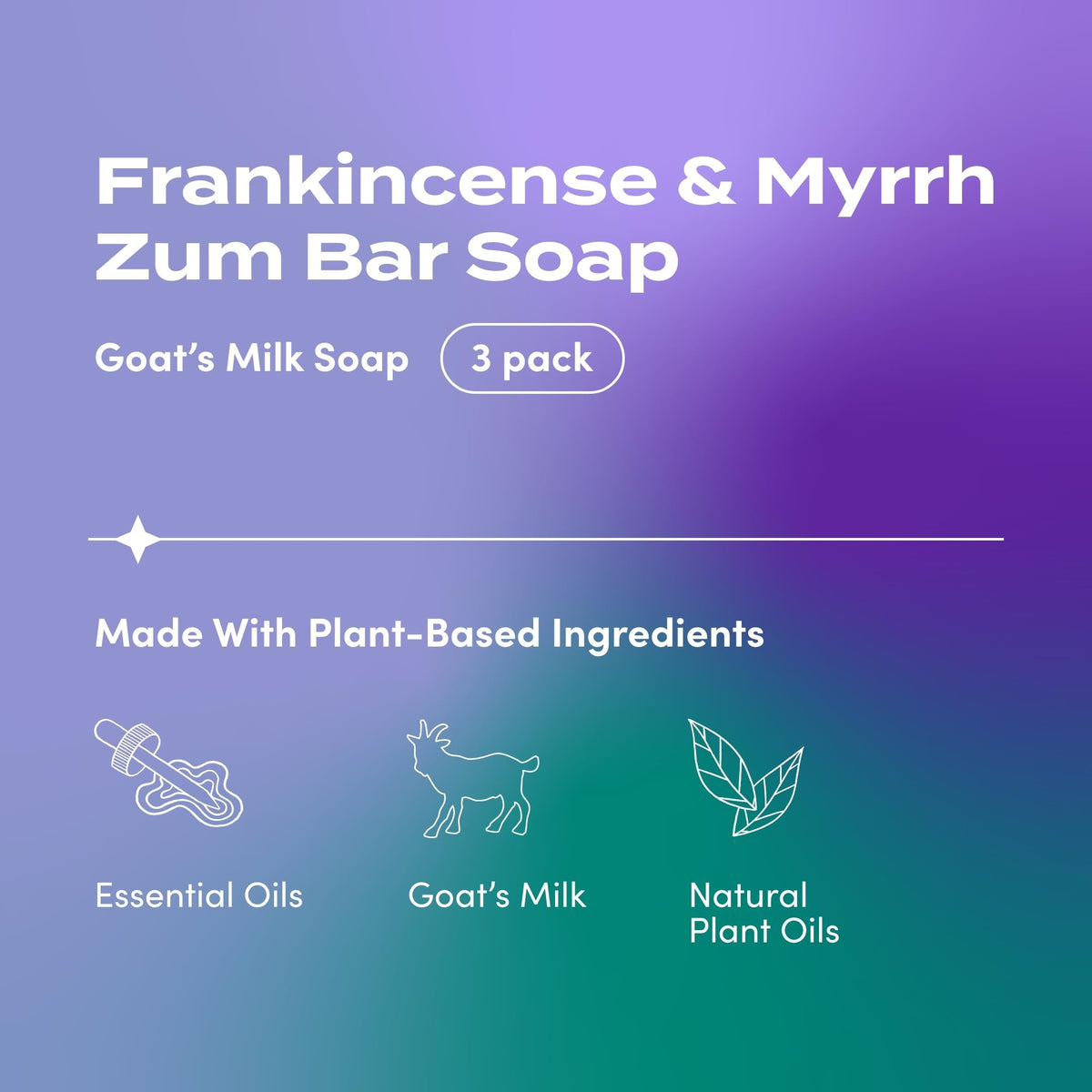 Indigo Wild unwrapped goat milk soap top view showing creamy surface for gentle cleansing