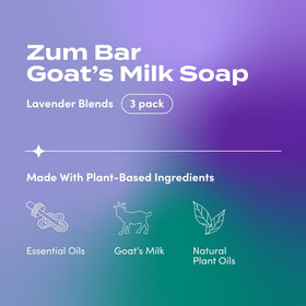 Indigo Wild Zum close-up of bar texture highlighting creamy goat milk lather