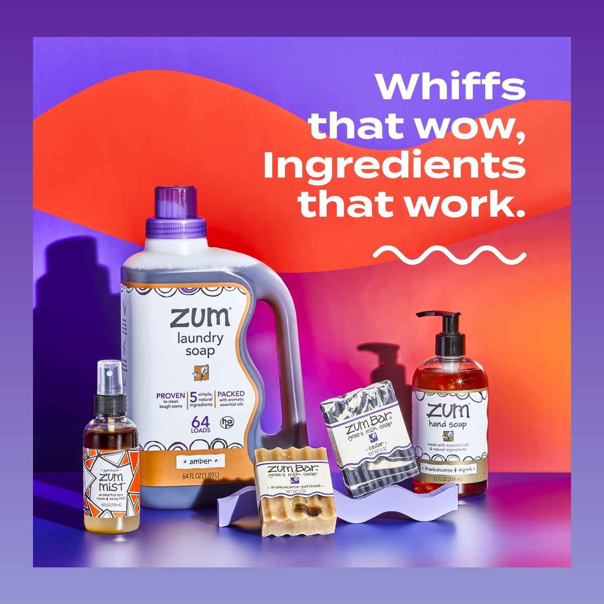 Indigo Wild Zum three-pack stacked to show quantity and value benefit