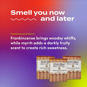 Indigo Wild soap side profile focusing on texture and smooth edges for durable use