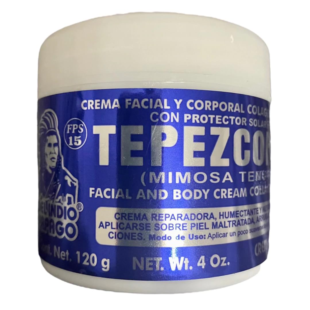 Indio Papago jar front label showing brand and SPF-15 for quick identification and benefit