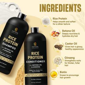 INFINA ESSENTIALS Batana oil ingredient shot highlighting nourishment for strands