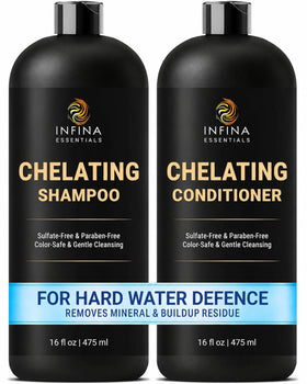 INFINA ESSENTIALS front packaging showing both bottles and benefits