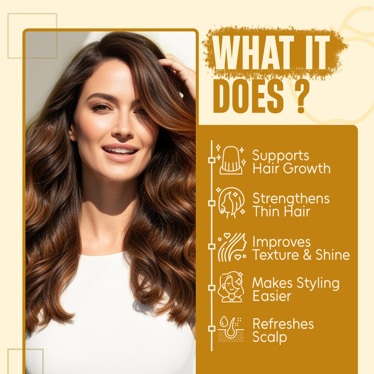 INFINA ESSENTIALS shampoo lather on hand showing gentle cleansing action