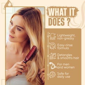 INFINA ESSENTIALS shampoo texture on hand for gentle cleansing and lather